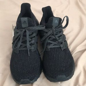 Triple Black Adidas Ultra Boost Size 10